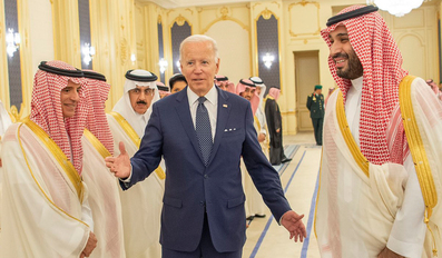 Saudi King Salman bin Abdulaziz and US President Joe Biden
